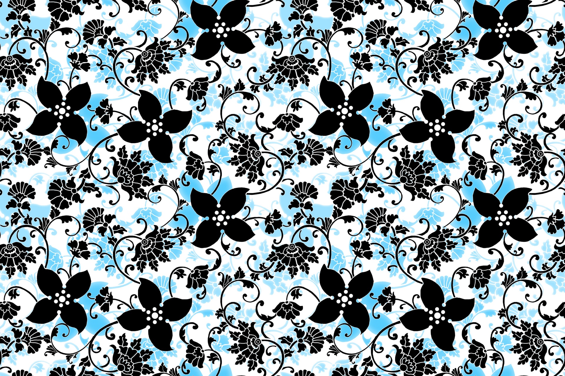 floral pattern design free photo