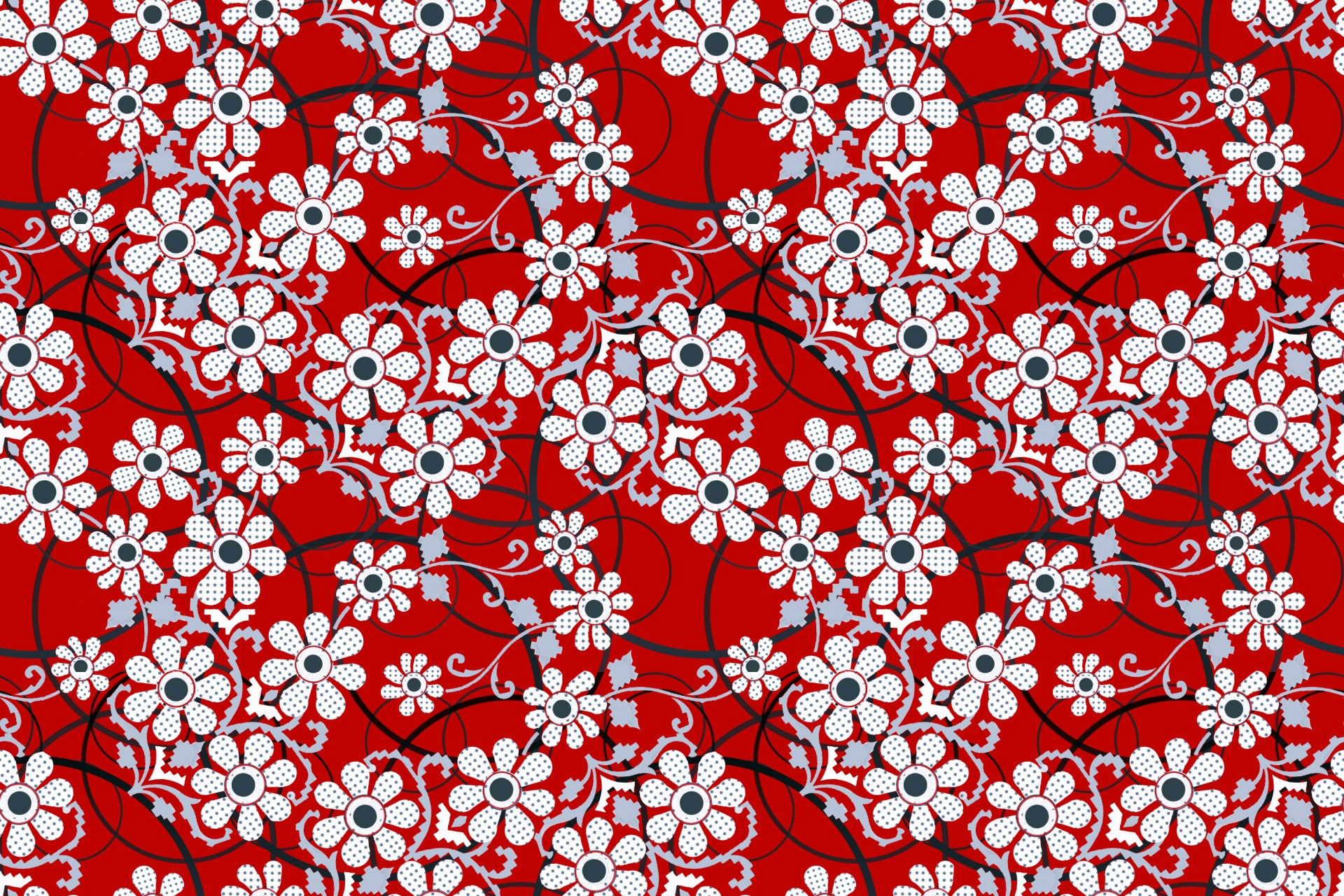 floral pattern design free photo