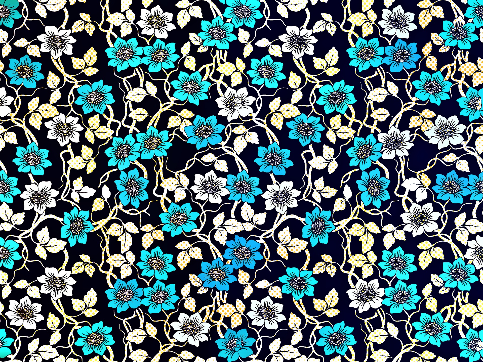 floral pattern design free photo