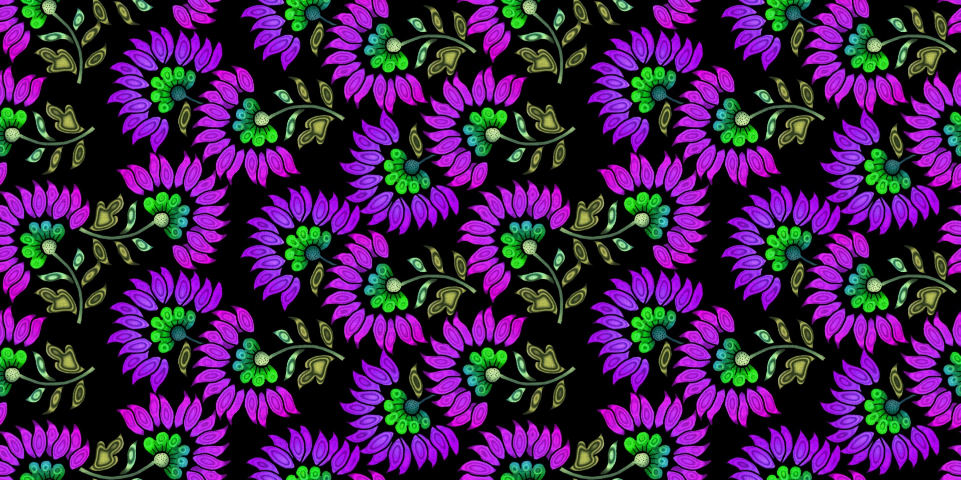 floral pattern design free photo