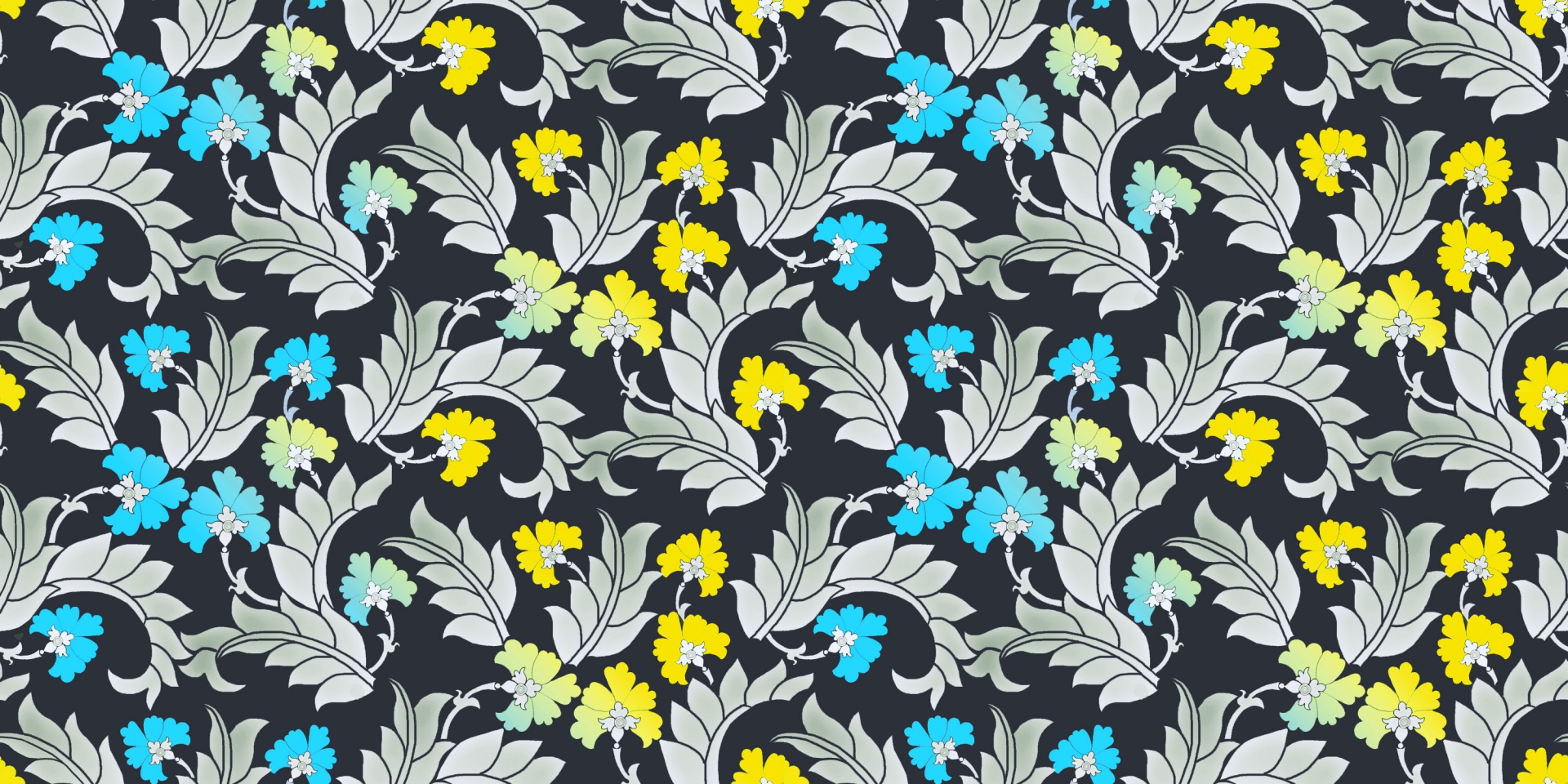 floral pattern design free photo