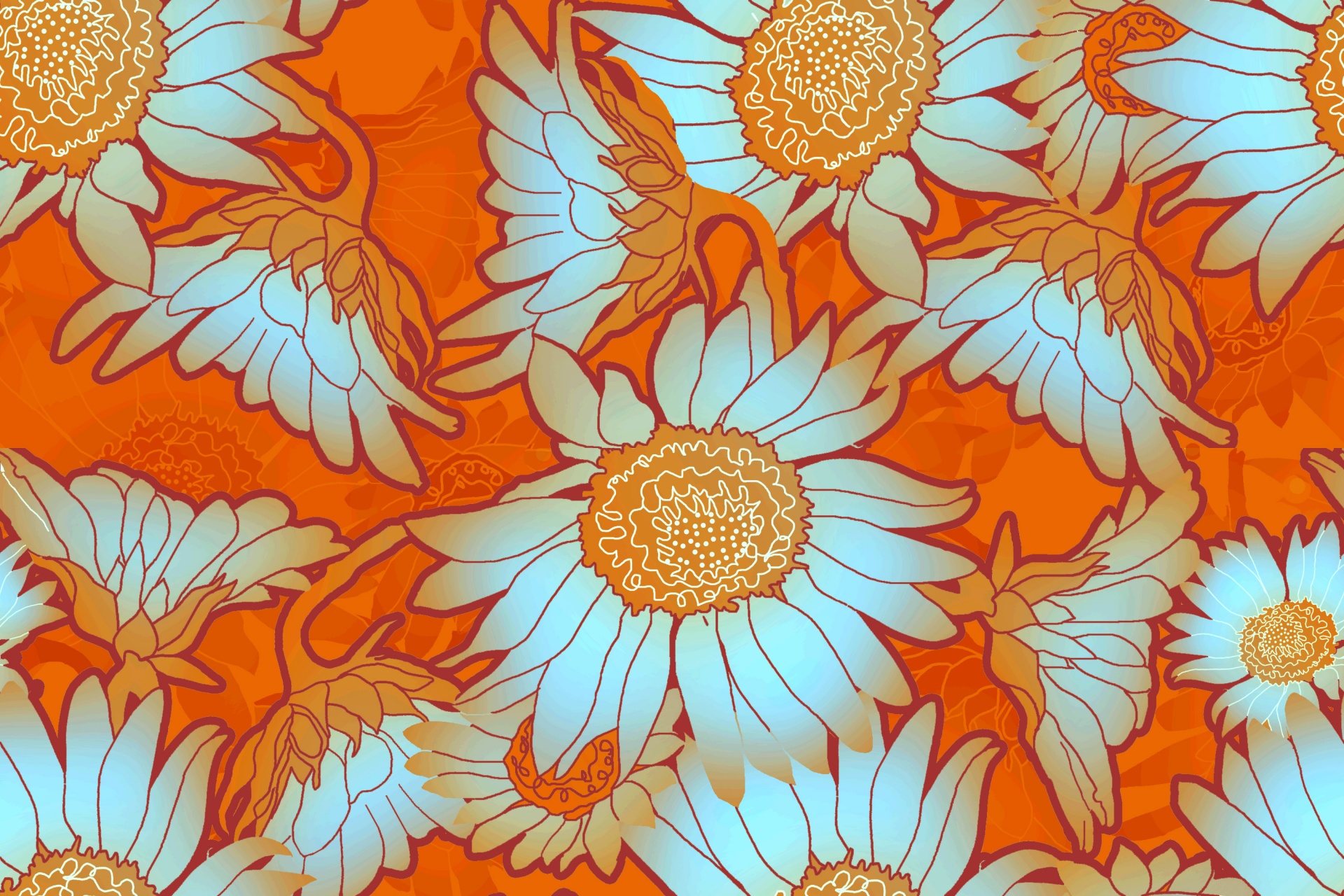 floral pattern design free photo