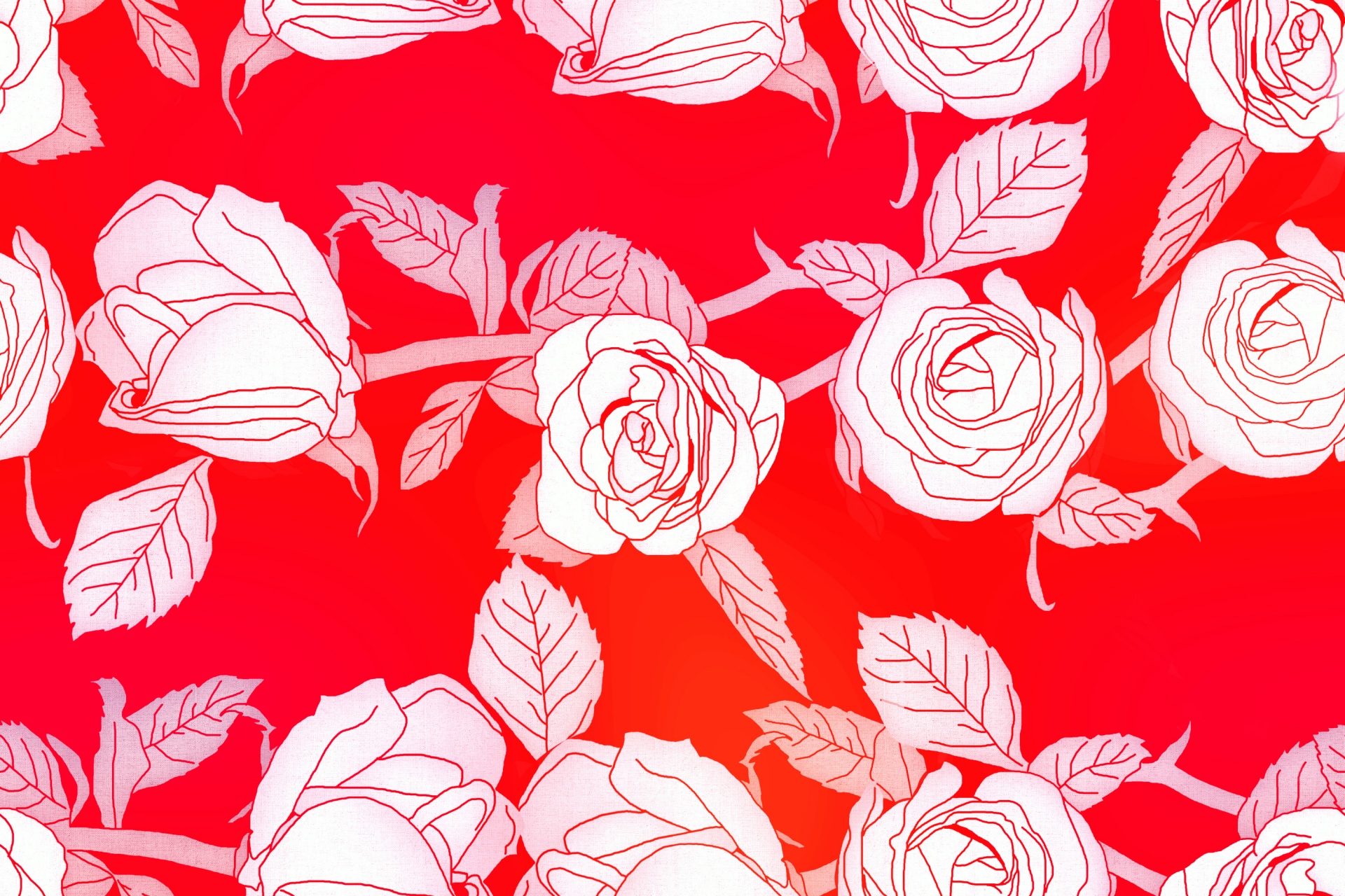 floral pattern design free photo