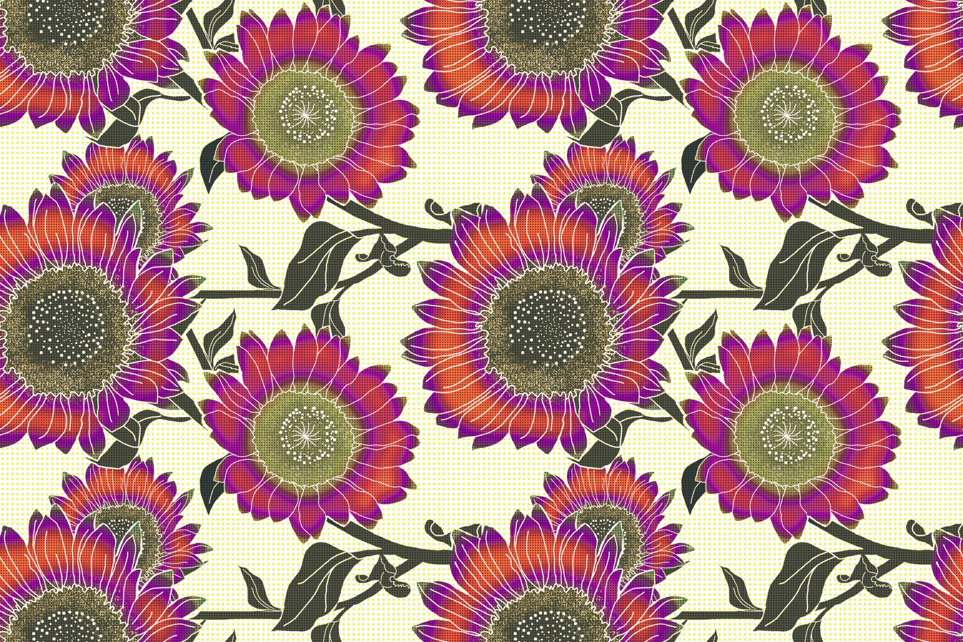 floral pattern design free photo