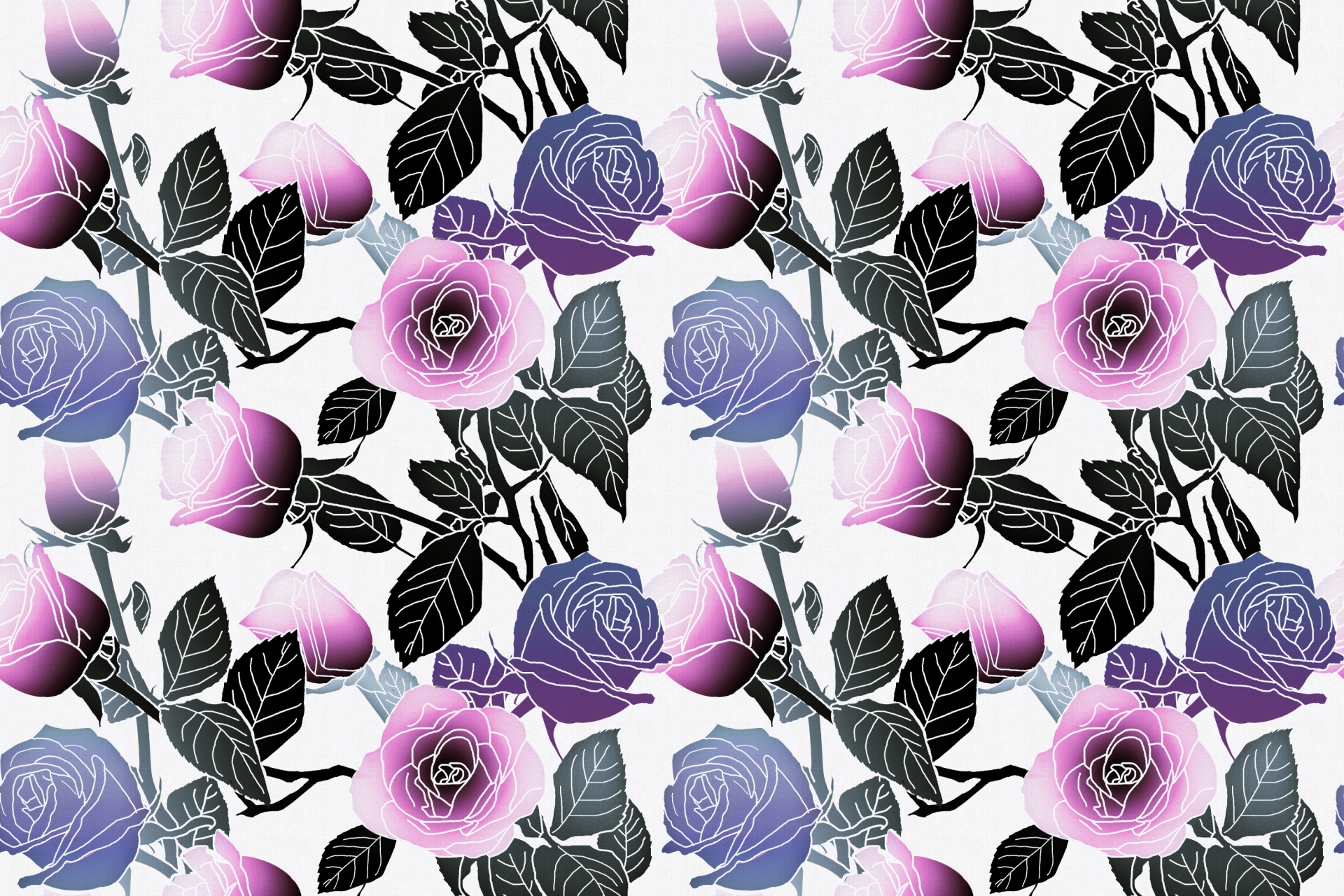 floral pattern design free photo