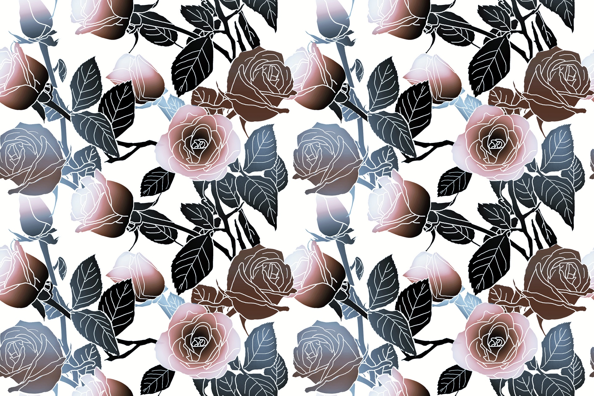 floral pattern design free photo