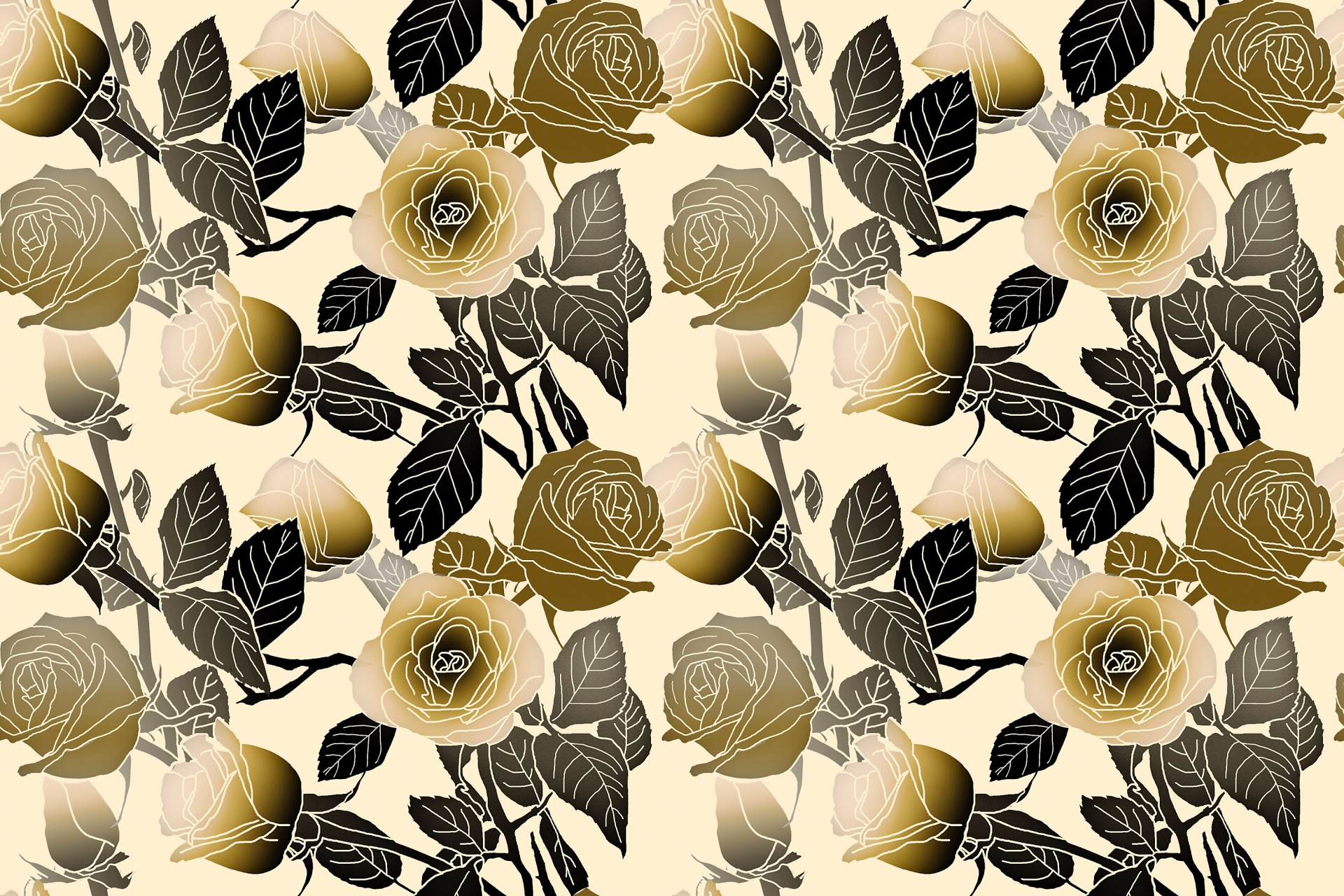 floral pattern design free photo