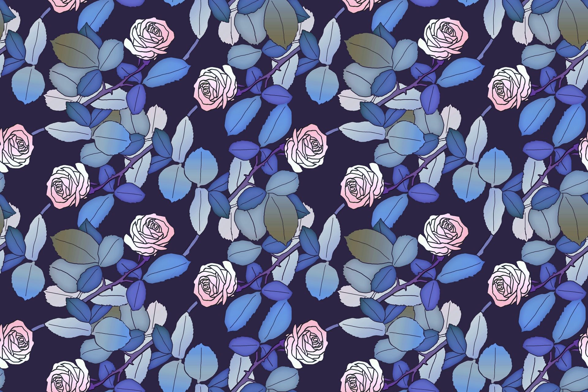 floral pattern design free photo