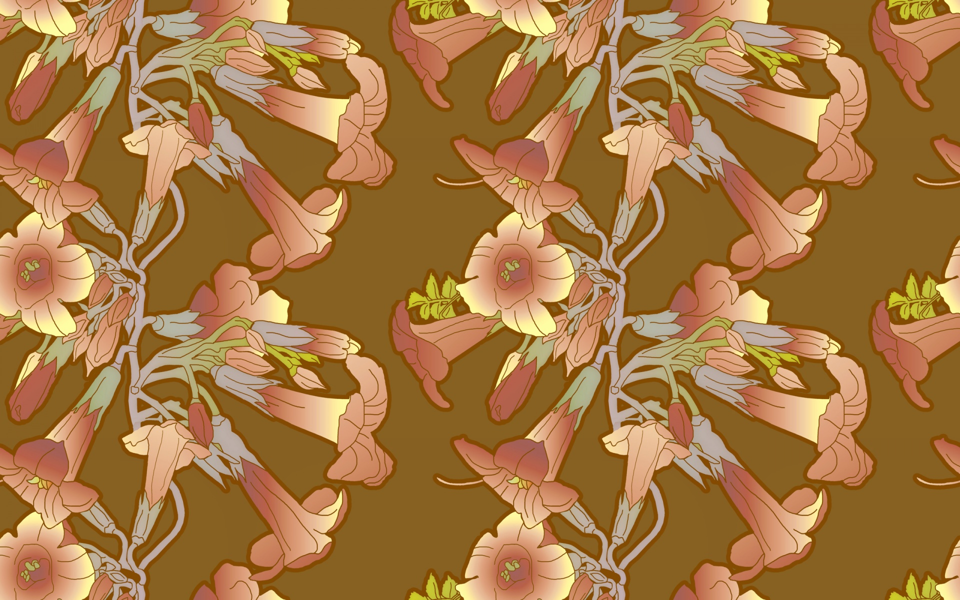 floral pattern design free photo