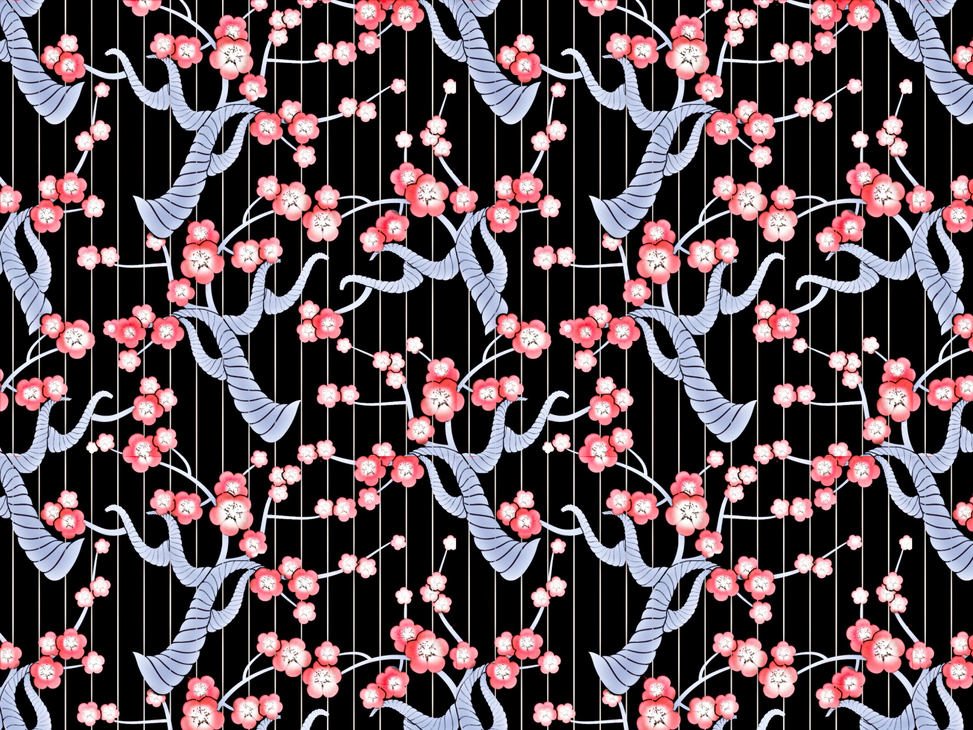 floral pattern design free photo