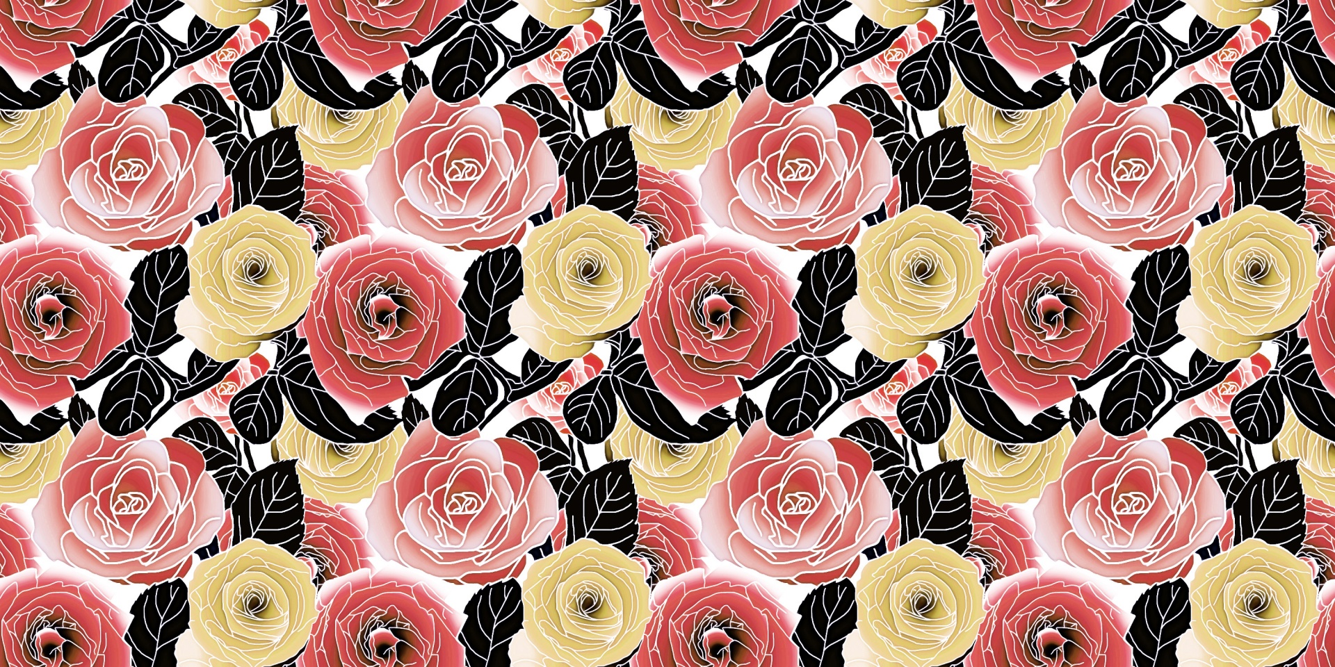 floral pattern design free photo