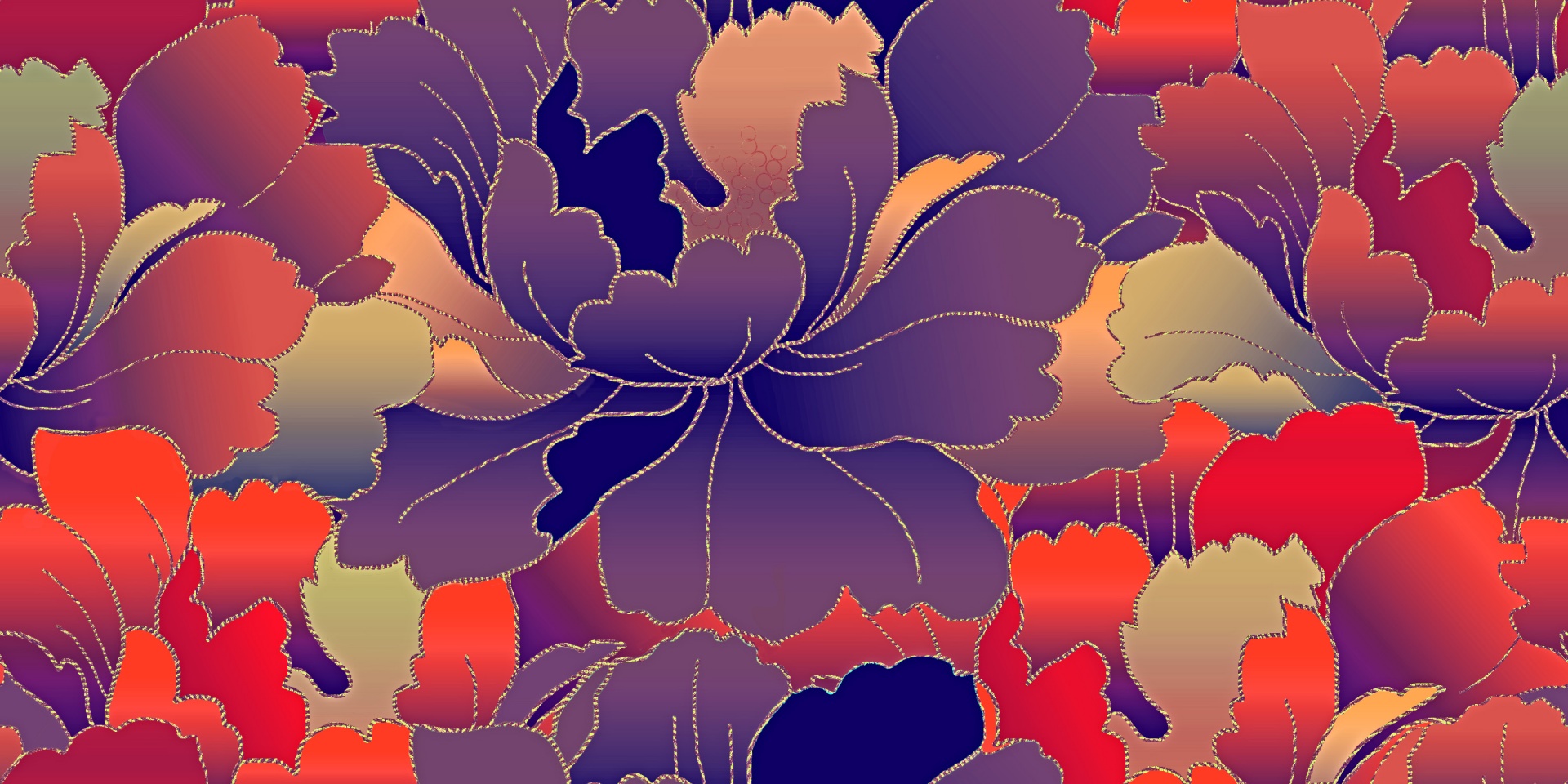 floral pattern design free photo