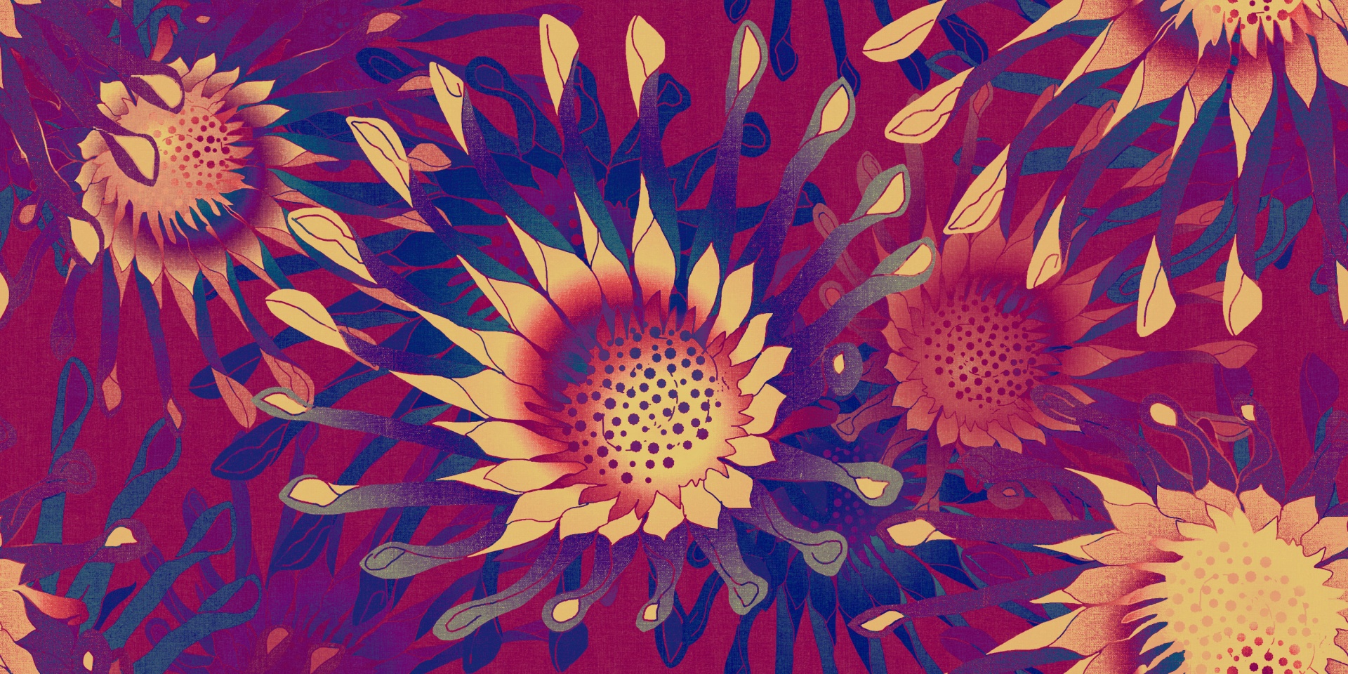 floral pattern design free photo