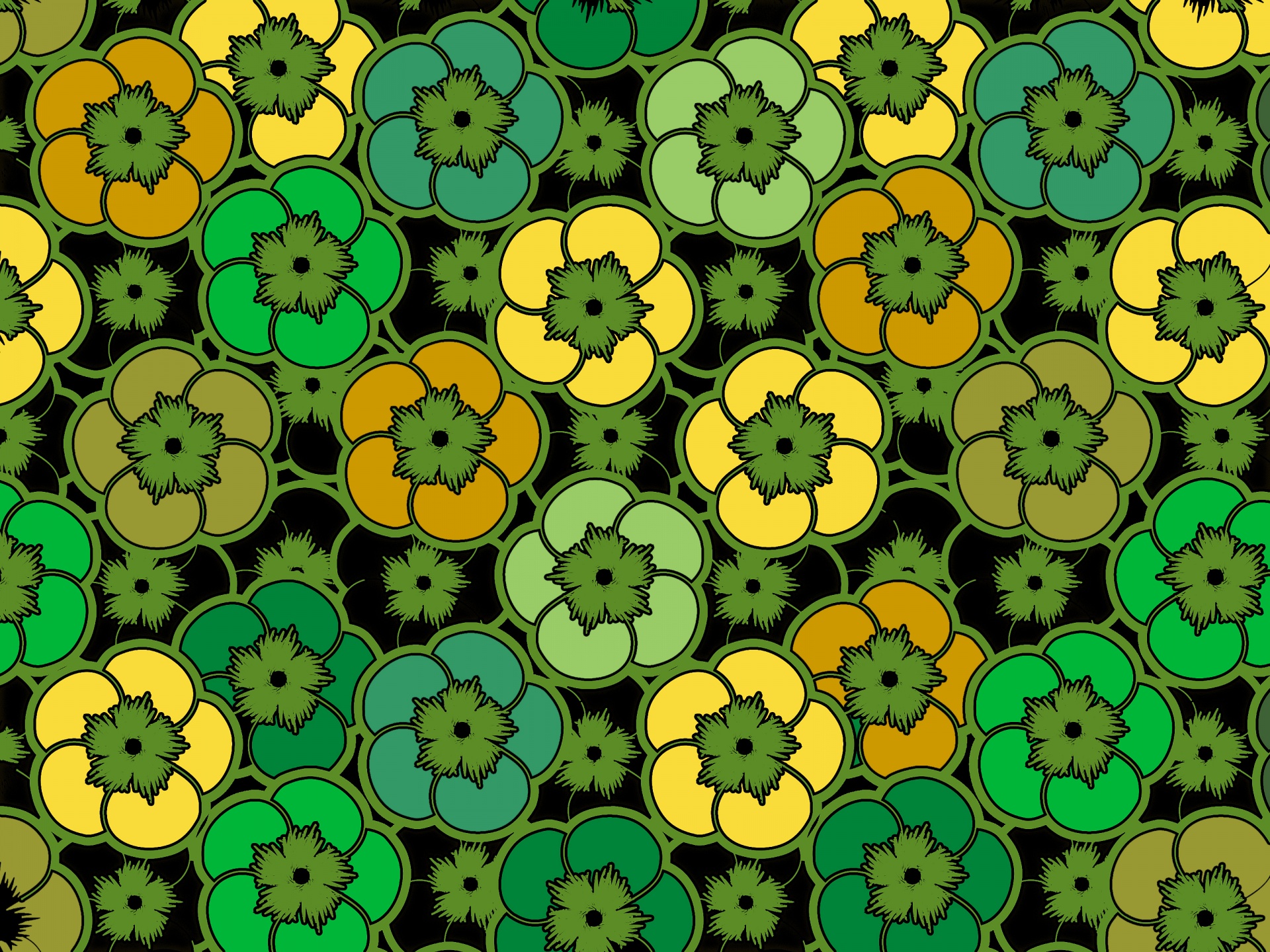 floral pattern design free photo