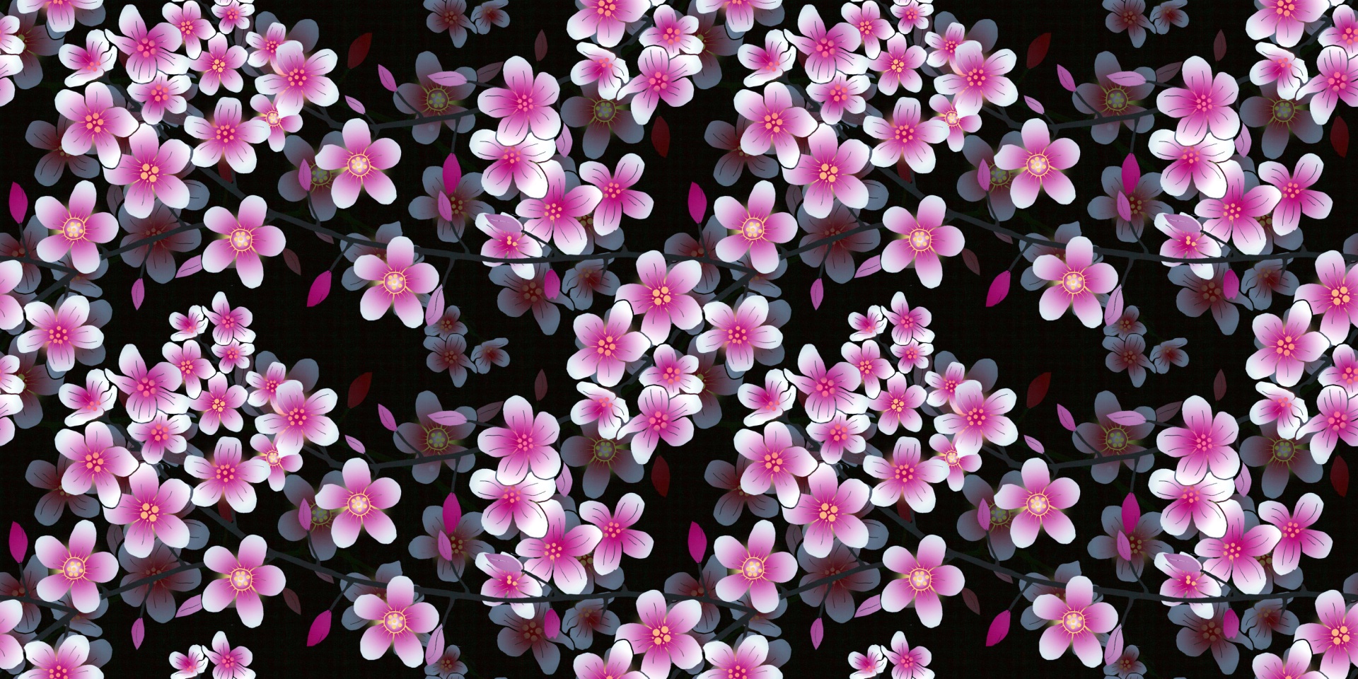 floral pattern design free photo