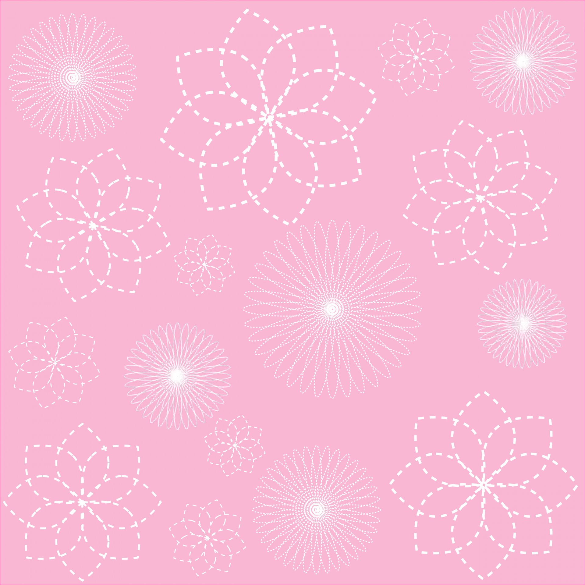 floral spirals spirograph free photo