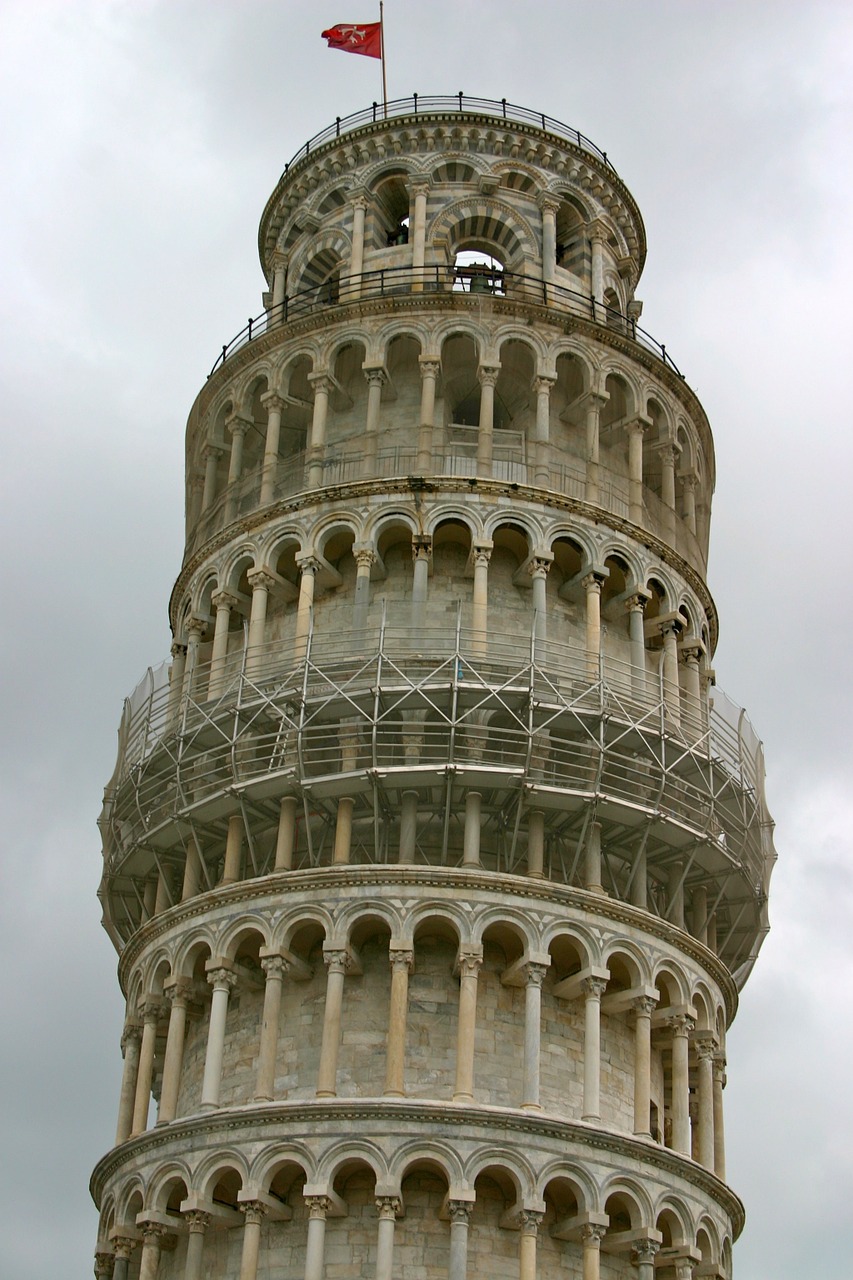 florence pisa leaning tower free photo