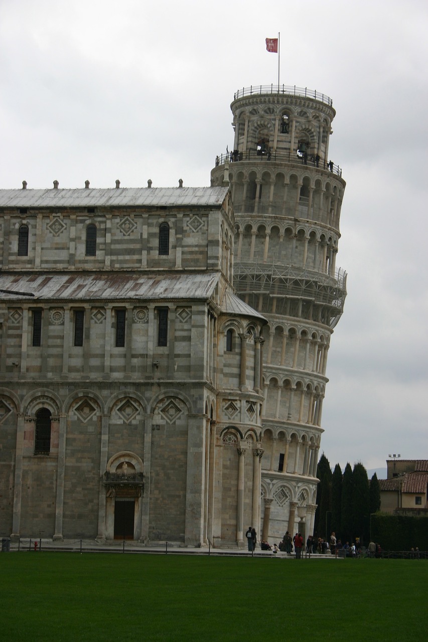 florence pisa leaning tower free photo