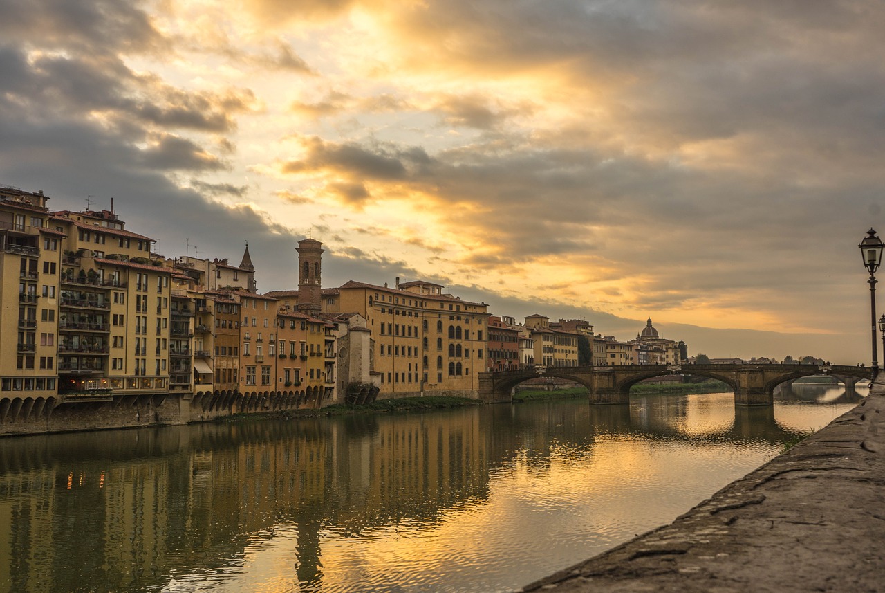 florence italy arno river free photo