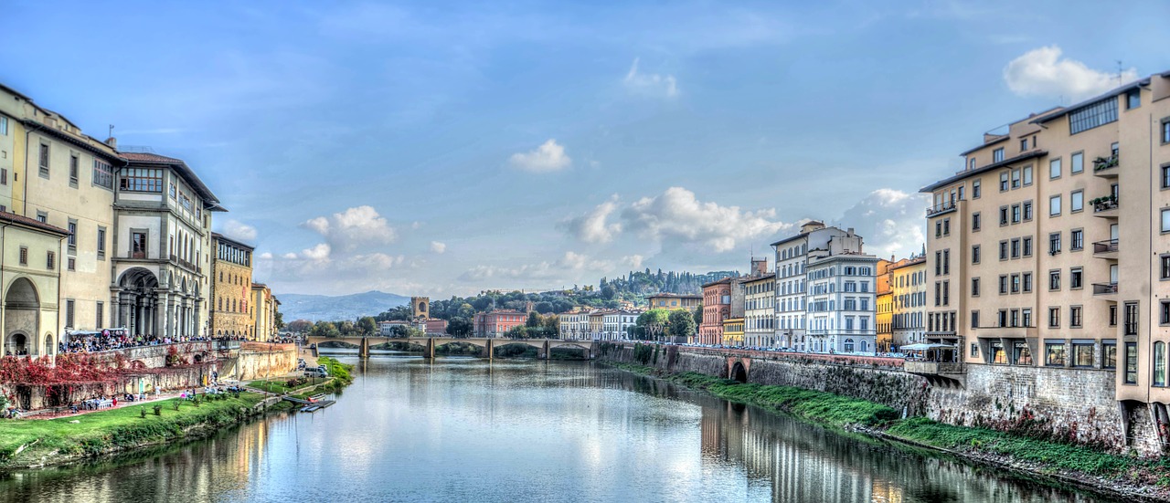 florence italy arno river free photo