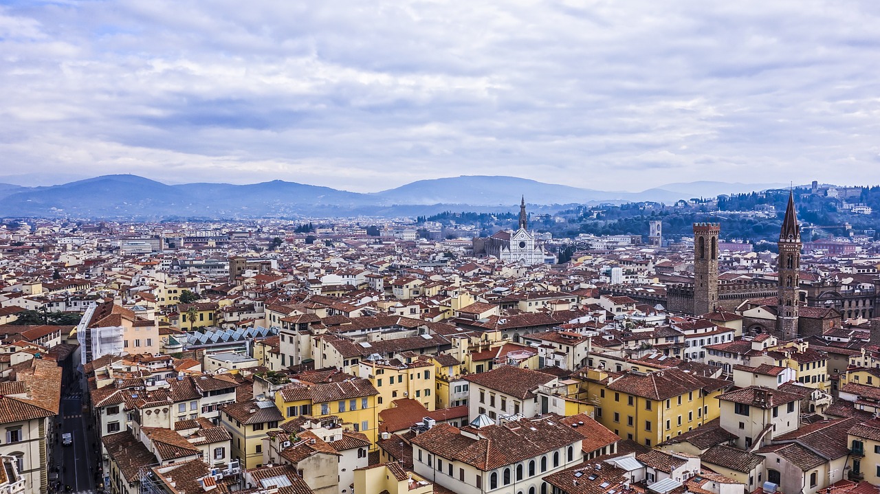 florence cityscape city free photo