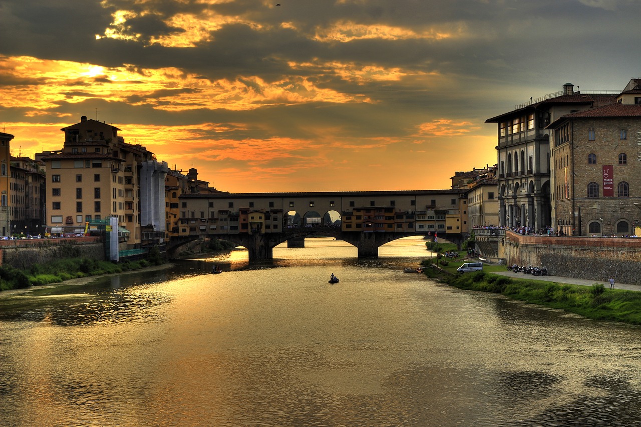 florence italy old bridge free photo