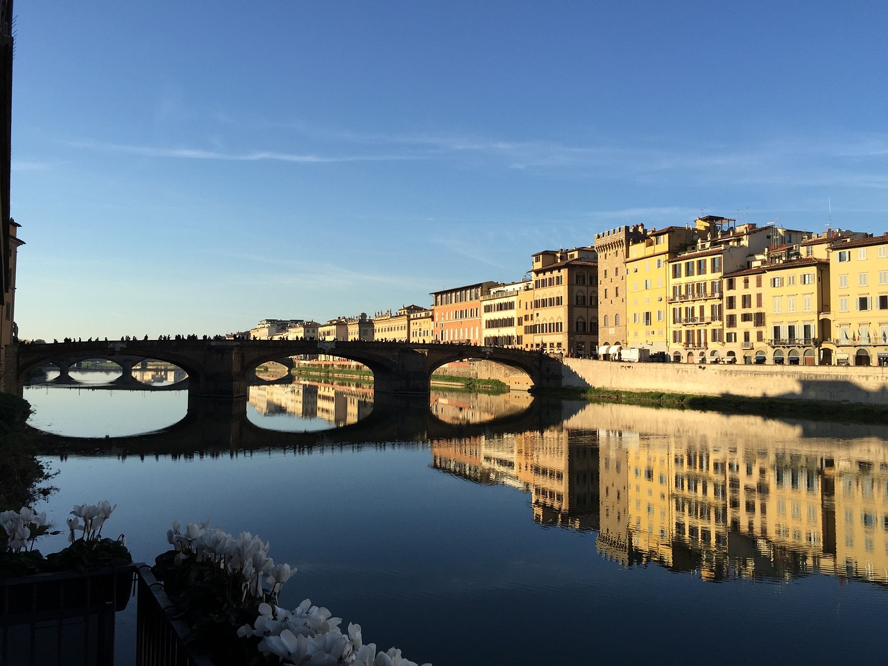 florence bridge italy free photo