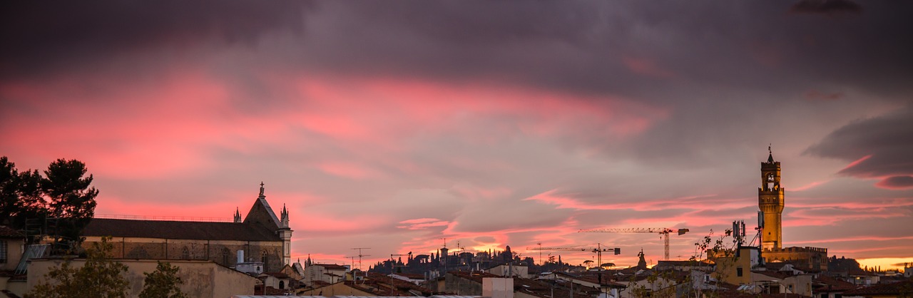 florence roofs city free photo