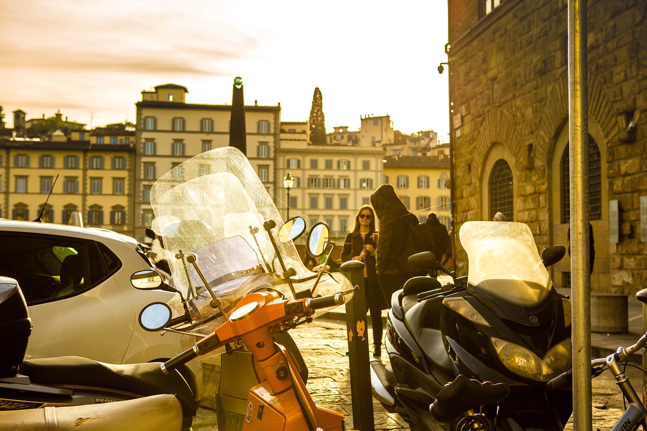 florence  sunset  italy free photo