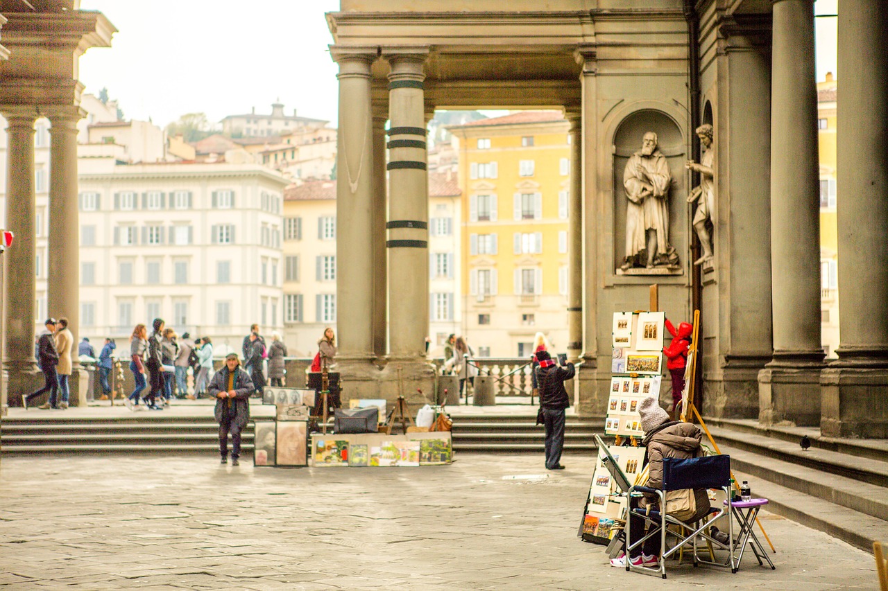 florence  sunset  italy free photo