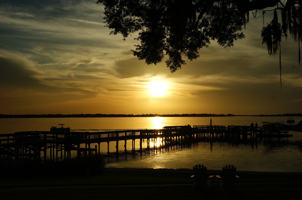 florida mount dora abendstimmung free photo