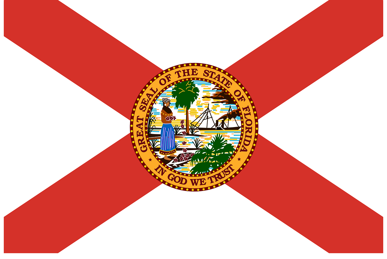 florida flag state free photo