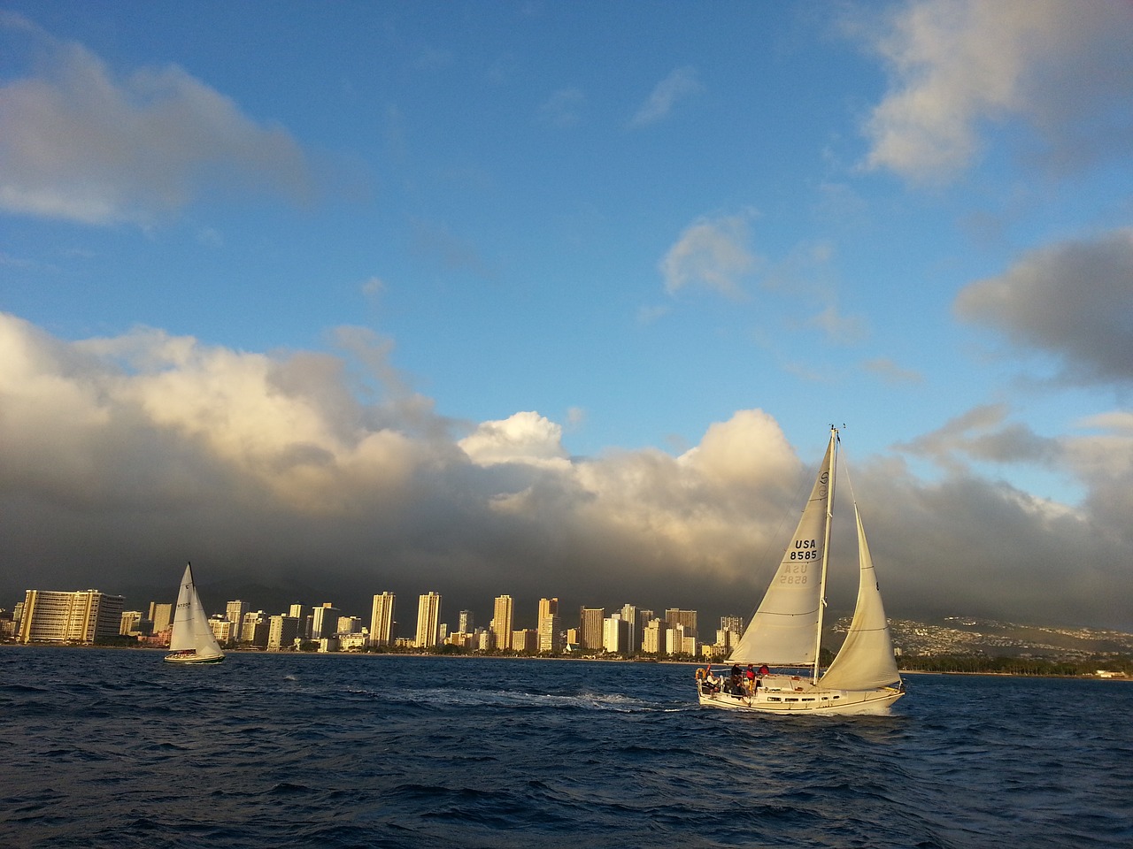 florida sail boat ocean free photo