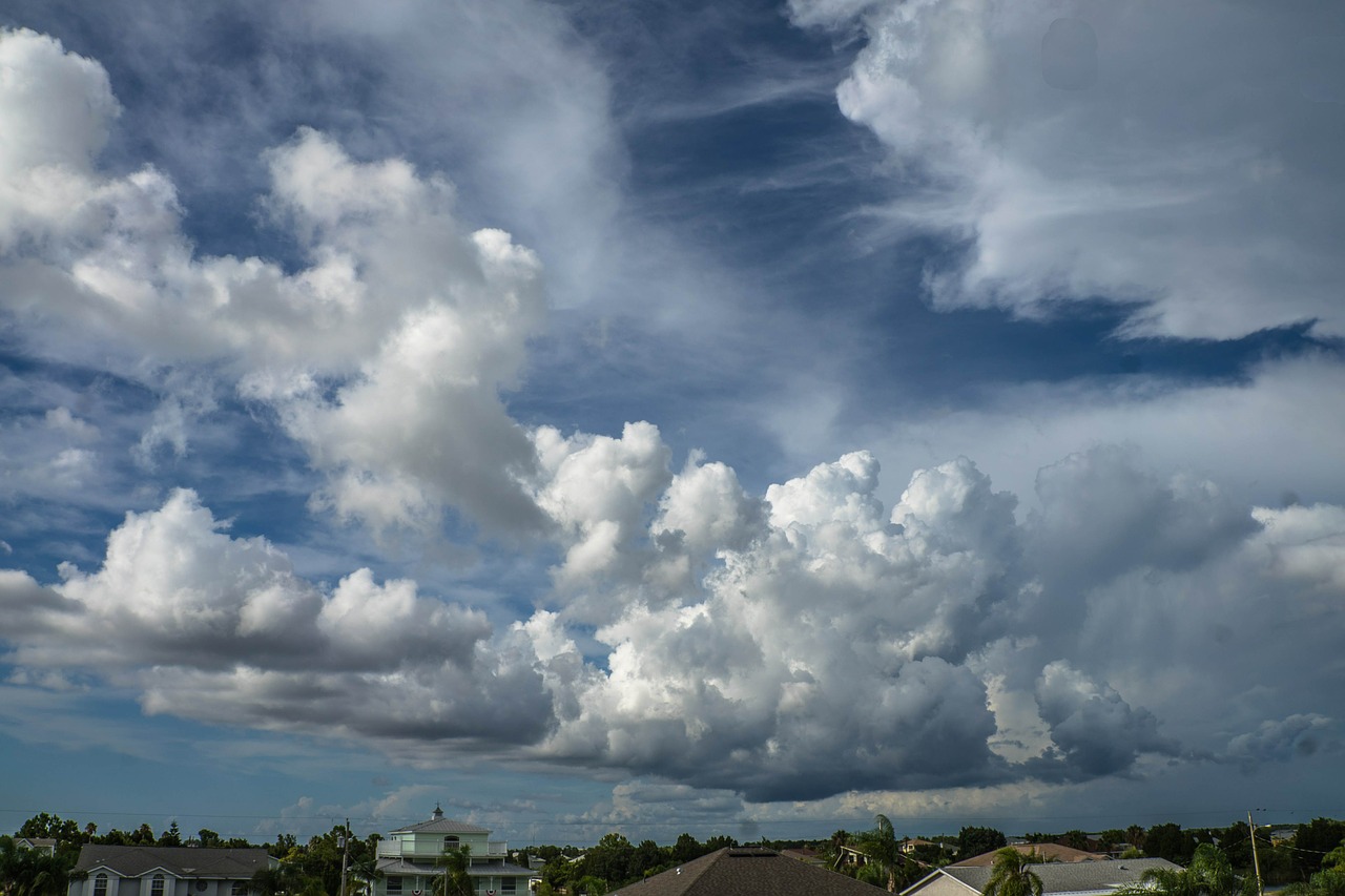 florida clouds summer free photo