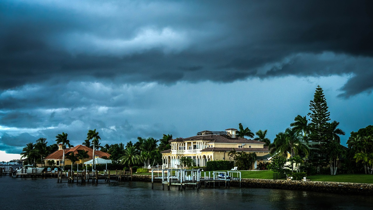 florida storm clouds nature free photo