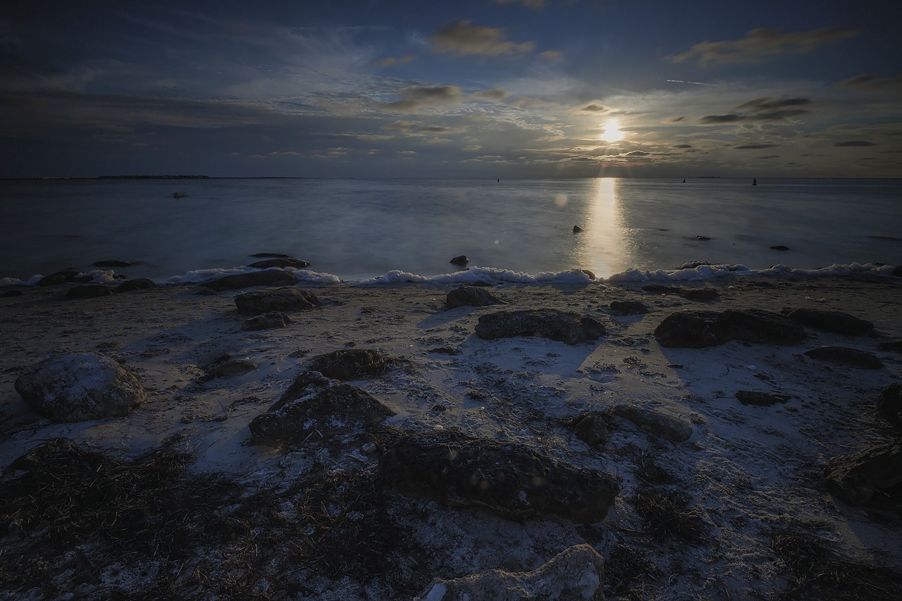 florida  sunset  beach free photo