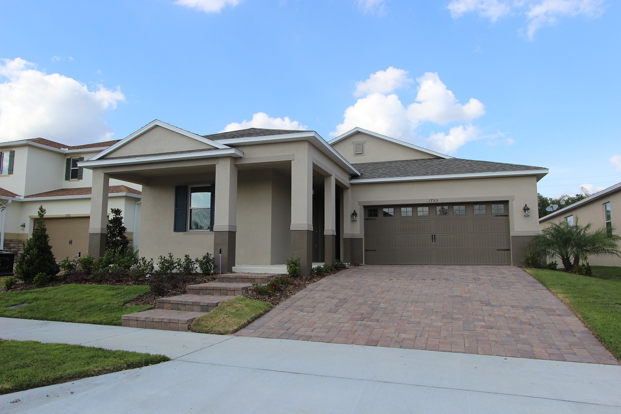 florida home contemporary home single story home free photo