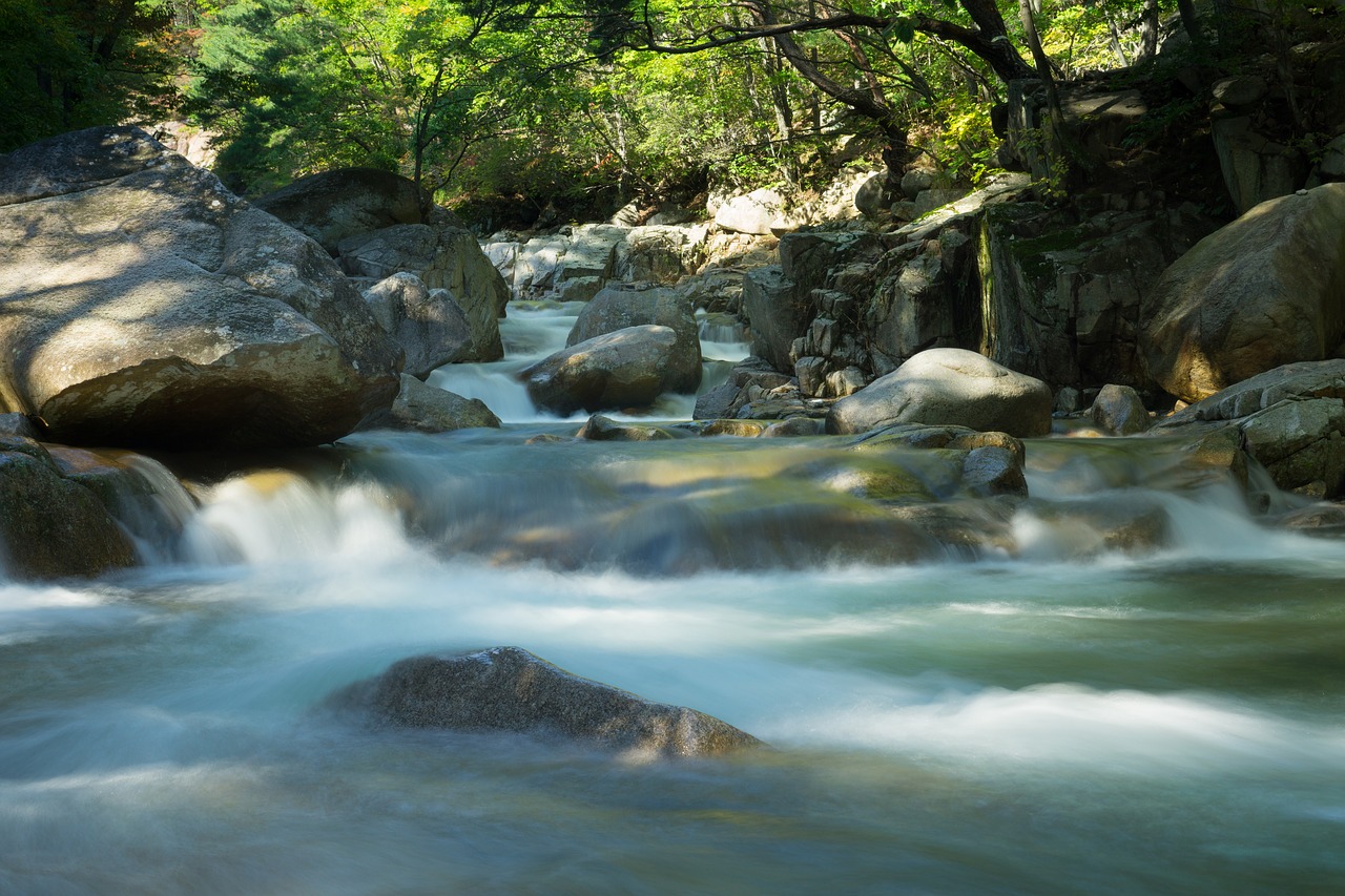 flow  water  valley free photo