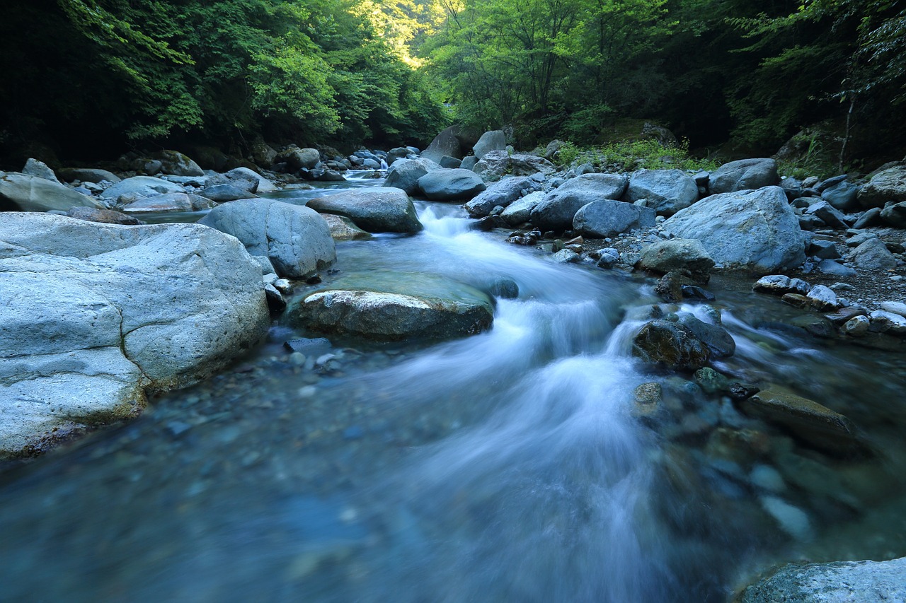 flow river brook free photo