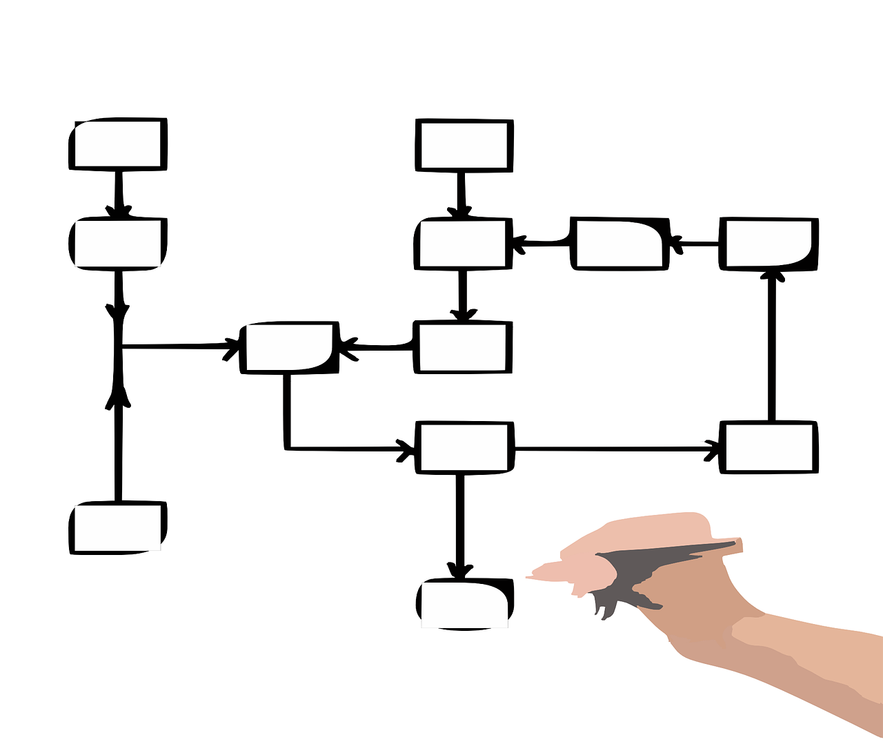 flowchart diagram drawing free photo