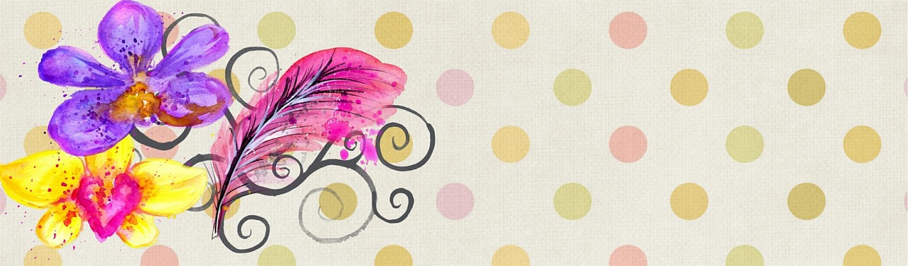 flower colorful banner free photo