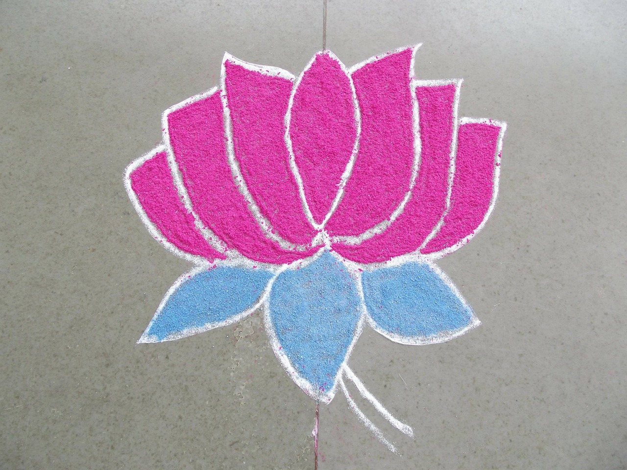 flower lotus drawing free photo