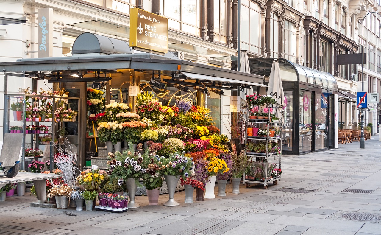 flower street urban free photo