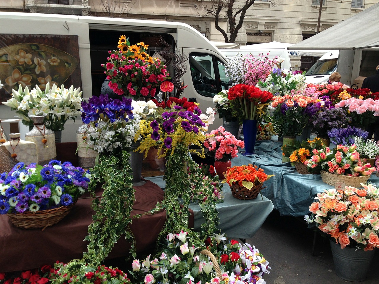 flower shop italy free photo