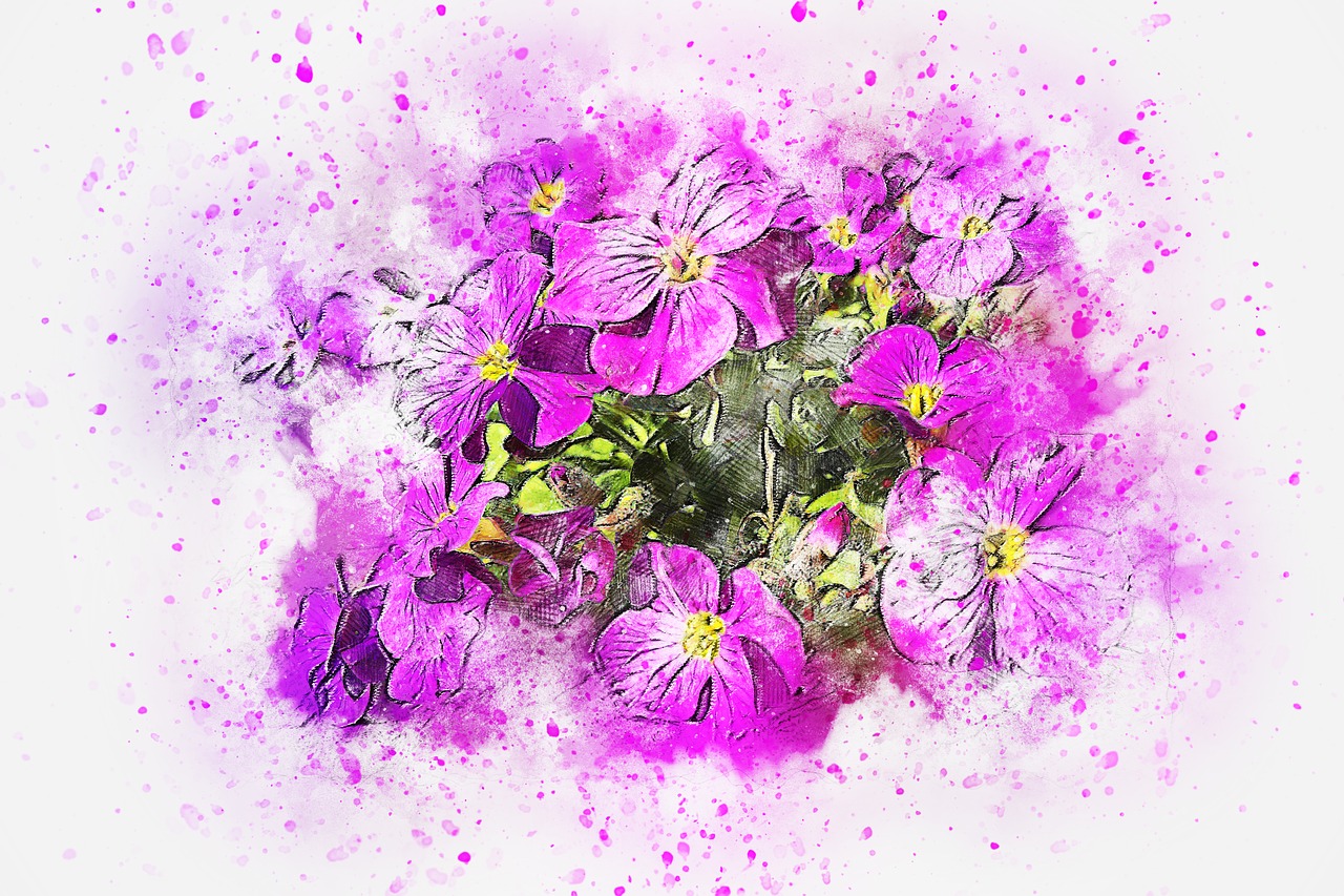 flower nature art free photo