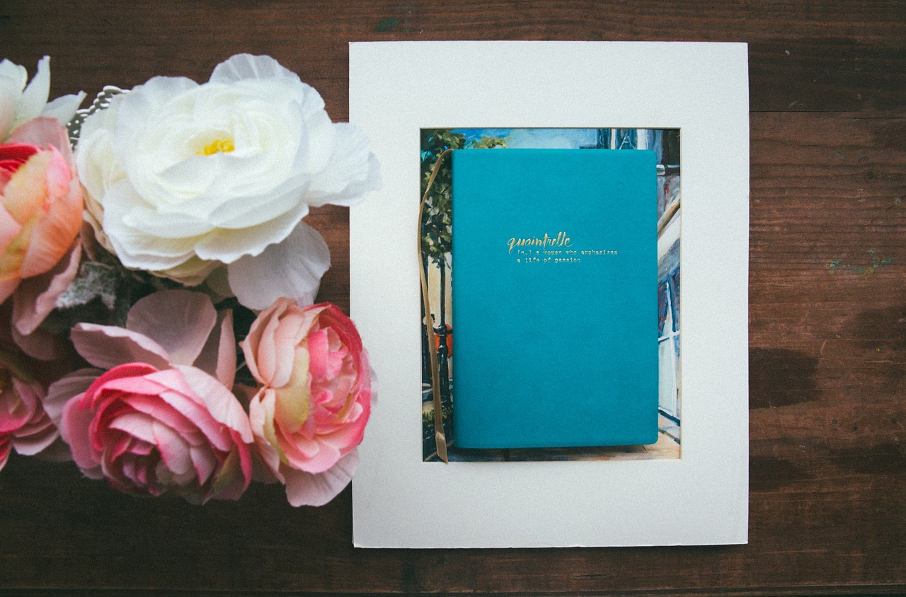 flower petal notebook free photo