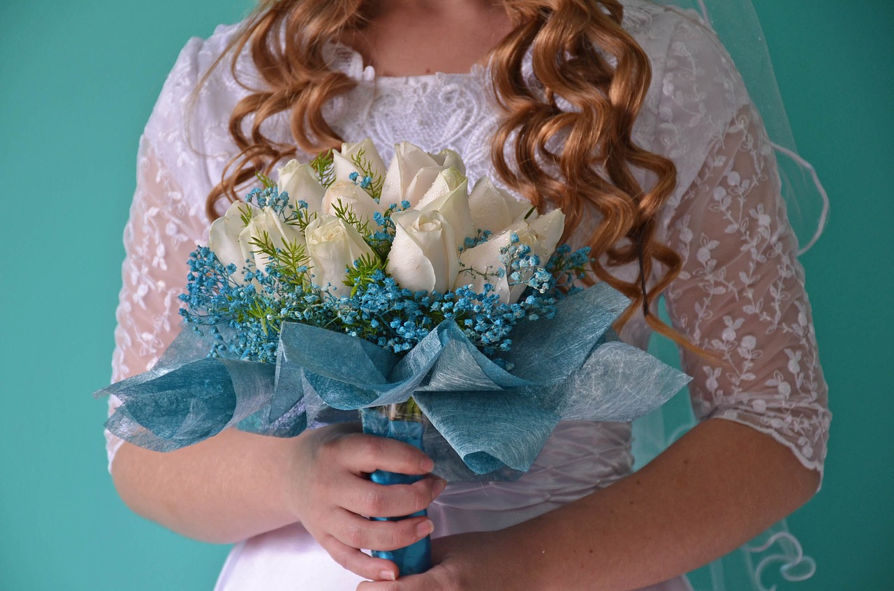 flower wedding bride free photo