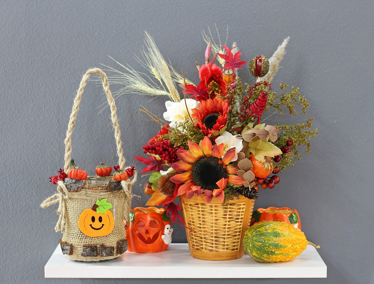 flower basket bouquet free photo