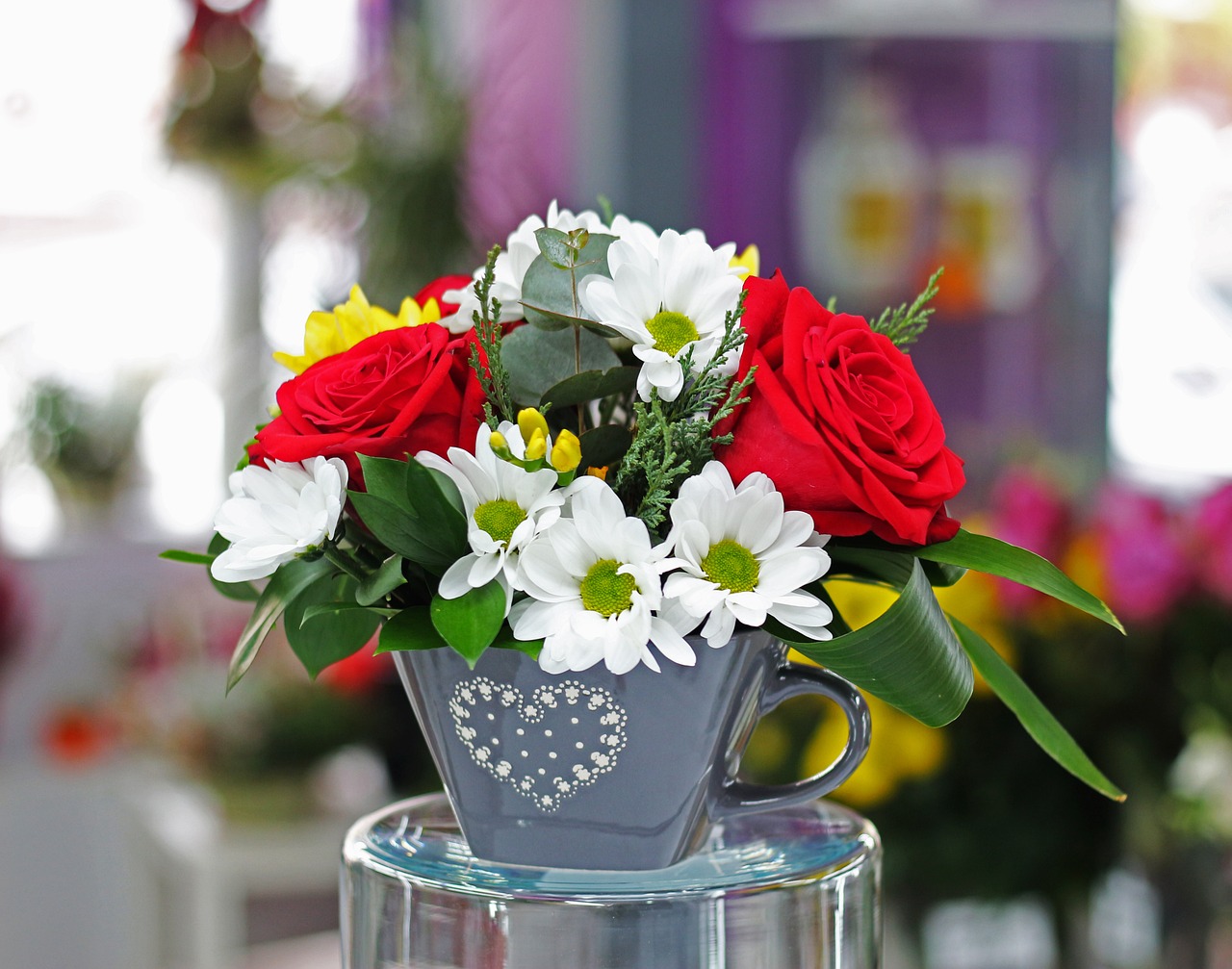 flower vase bouquet free photo