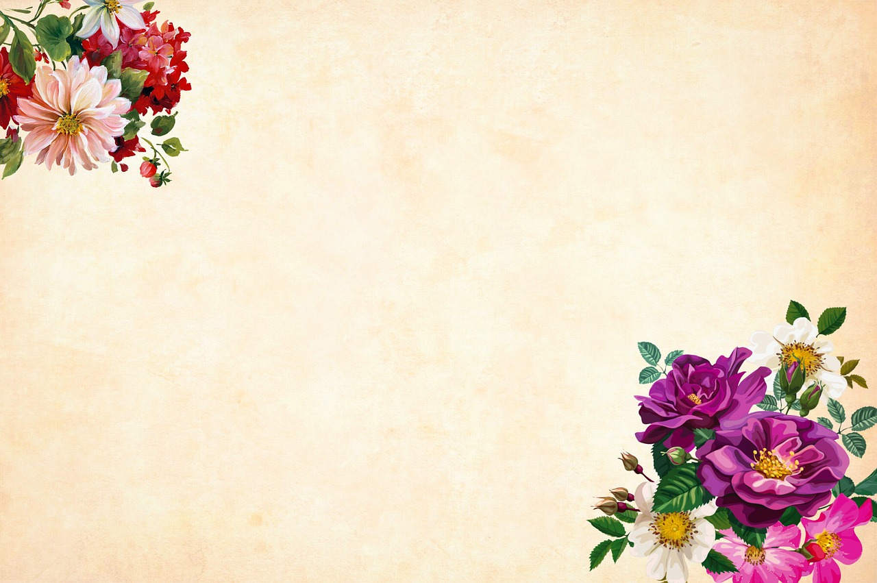 flower  background  watercolor free photo